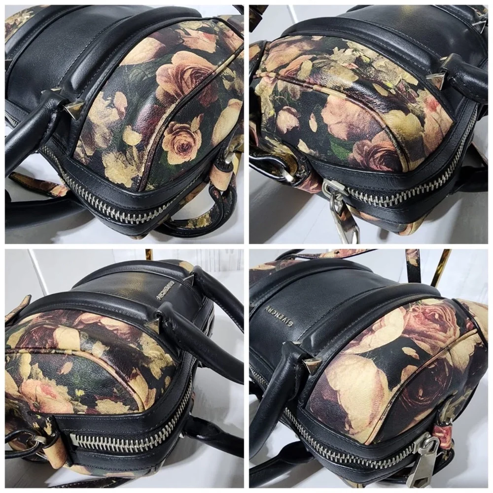 Authentic Givenchy Lucrezia Printed Leather Satchel Bag